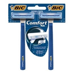 Ap Barbear Bic Comfort 2 C/2 (azul)