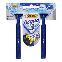 Ap Barbear Bic Aqua 3 C/2 (azul)