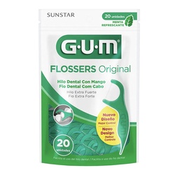 Fita Dent Haste Gum Flosser C/20un Origi