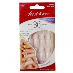 Kit Unha Quadrado Curto Aba 36un