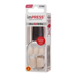 Unha Impress Curta Cuttie Pie Kiss 24un