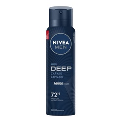 Des Nivea Aero 150ml Deep CarvÃo Ativado