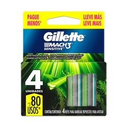 Carga Gillette Mach3 Sensitive Lv4 Pg3
