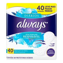 Abs Always Diario 40un - Venceu 01-25