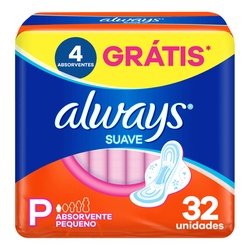 Abs Always Suave Super ProteÇÃo 32und