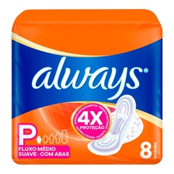 Abs Always Protecao Suave 8un - Venceu