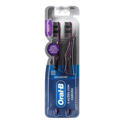 Ed Oral B Advanced 2un Acoes Com Carvao