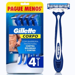 Ap Barbear Gillette Corpo 4aparelhos