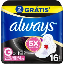 Abs Always Noite Suave C/abas 16un