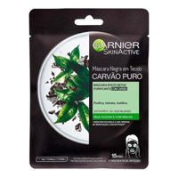 Masc Facial Garnier Carvao Puro 28g
