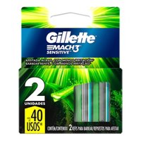 Carga Gillette Mach3 Sensitive C/2