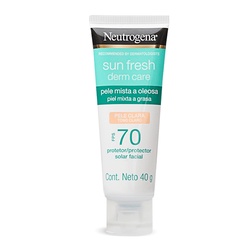 Neutrogena Sun Fresh Oil Fps70 Claro 40g