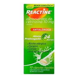 Reactine 10mg 10caps