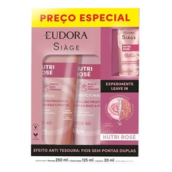 Kit Sh+cond+leave-in Siage Nutri Rose