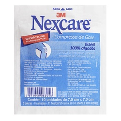 Compressa Gaze Nexcare 10un