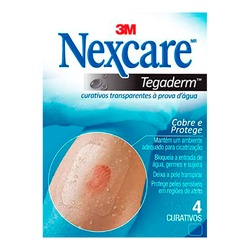 Curativo Nexcare Dagua Tegaderm 4un