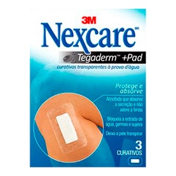 Curativo Nexcare Tegaderm 3un - Venceu