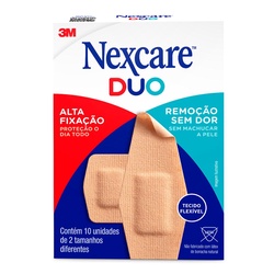 Curativo Nexcare Duo Alta FixaÇÃo 10un