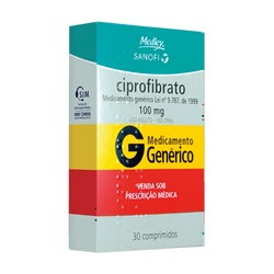 Ciprofibrato 100mg 30cpr - Medley