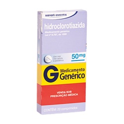 Hidroclorotiazida 50mg 20cp - Venceu
