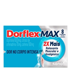 Analgésico Dorflex Max 8 Comprimidos