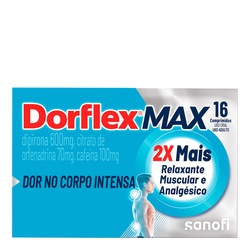 Analgésico Dorflex Max 16 Comprimidos
