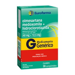 Olmesart+hidro 40+12,5mg - Euro