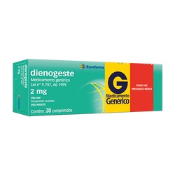 Dienogeste 2mg 30cp - Venceu 07-25