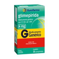 Glimepirida 4mg 30cpr Gen.