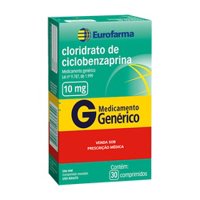 Ciclobenzaprina 10mg 30cpr - Eurofarma