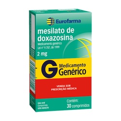 Doxazosina 2mg 30cpr - Eurofarma