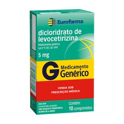 Levocetirizina 5mg 10cpr - Eurofarma