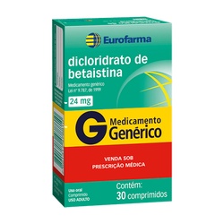 Betaistina 24mg 30cpr - Eurofarma