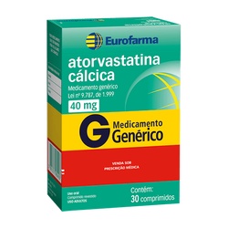 Atorvastatina 40mg 30cpr - Euro