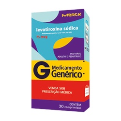 Levotiroxina 75mcg 30cpr - Merck