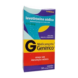 Levotiroxina 175mcg 30cpr - Merck