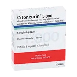 Citoneurin 5000 3ampolas