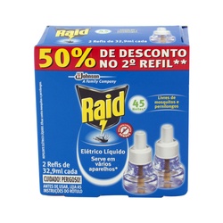 Inset Raid Liq 45 Noites Refil 2un