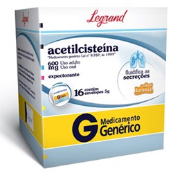 Acetilcisteina 600mg 16 Env - Legrand