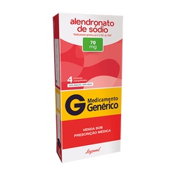 Alendronato De Sodio 70mg 4cp - Legrand