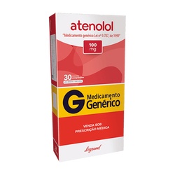 Atenolol 100mg 30cp - Gen Legrand