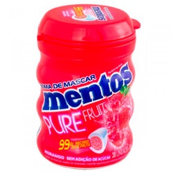 Mentos Goma Pure Fresh Morango Pote 28un
