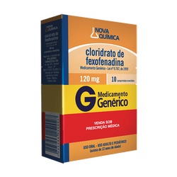 Fexofenadina 120mg 10cpr - Nova Quimica