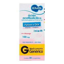 Acido Acetilsal 100mg 30cpr - Ems