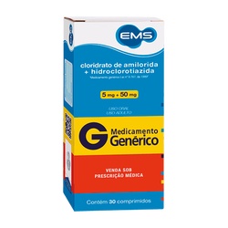 Amilorida+hct 5/50mg 30cpr Venceu 07-24