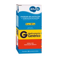 Amilorida+hct 5/50mg 30cpr