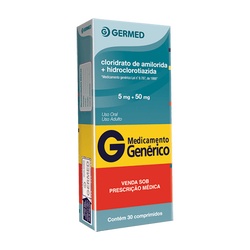 Amilorida + Hctz 5/50mg 30 Cp Germe