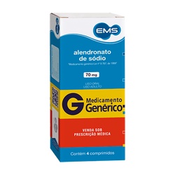 Alendronato De Sodio 70mg 4cp - Ems