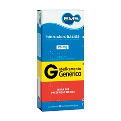 Hidroclorotiazida 25mg 30cp Venceu 10-24