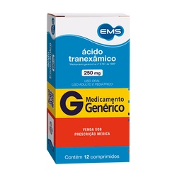 Acido Tranexamico 250mg 12cpr - Ems